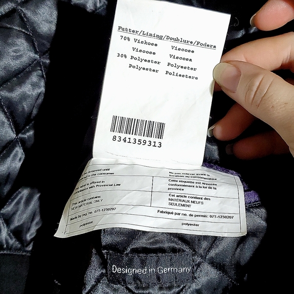 Bugatti Black Trench Coat - Size 44R - Picture 11 of 16